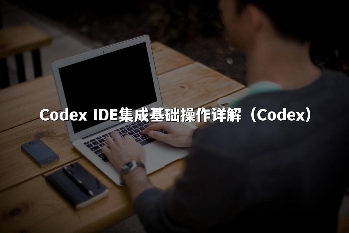 Codex IDE集成基础操作详解(Codex)