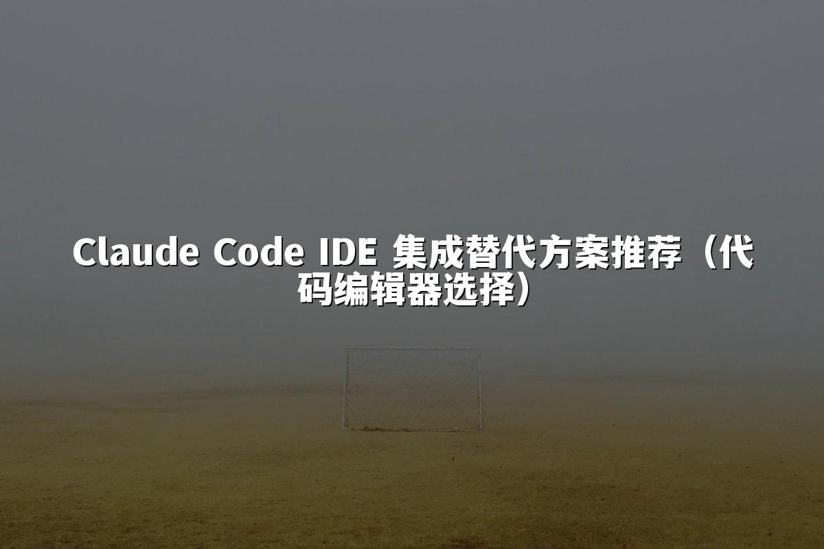 Claude Code IDE 集成替代方案推荐（代码编辑器选择）