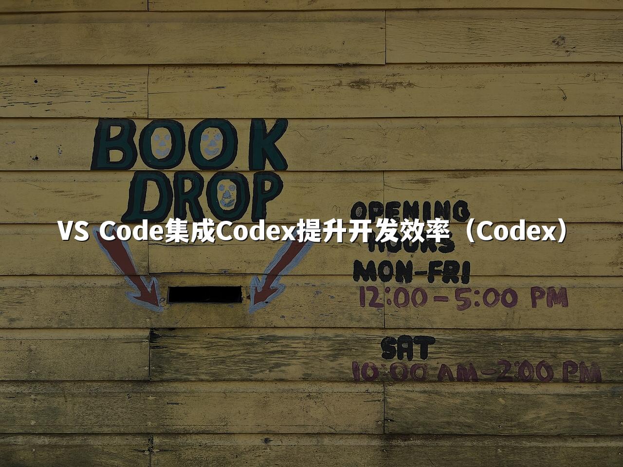 VS Code集成Codex提升开发效率（Codex）