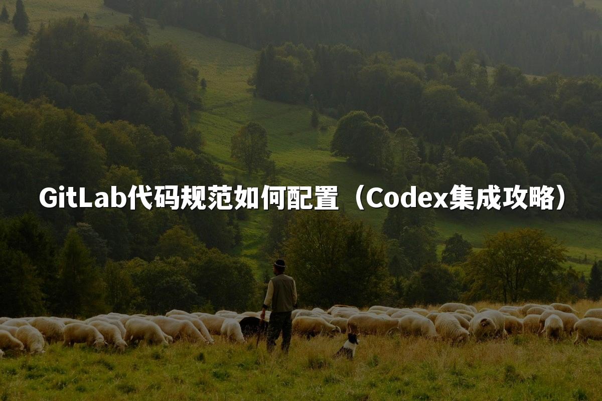 GitLab代码规范如何配置（Codex集成攻略）