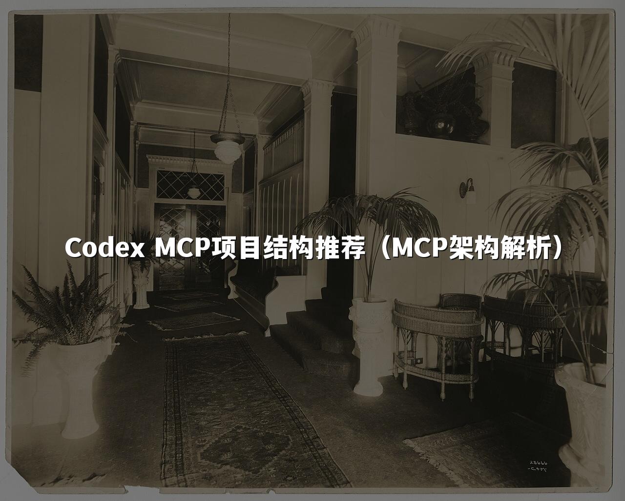 Codex MCP项目结构推荐（MCP架构解析）