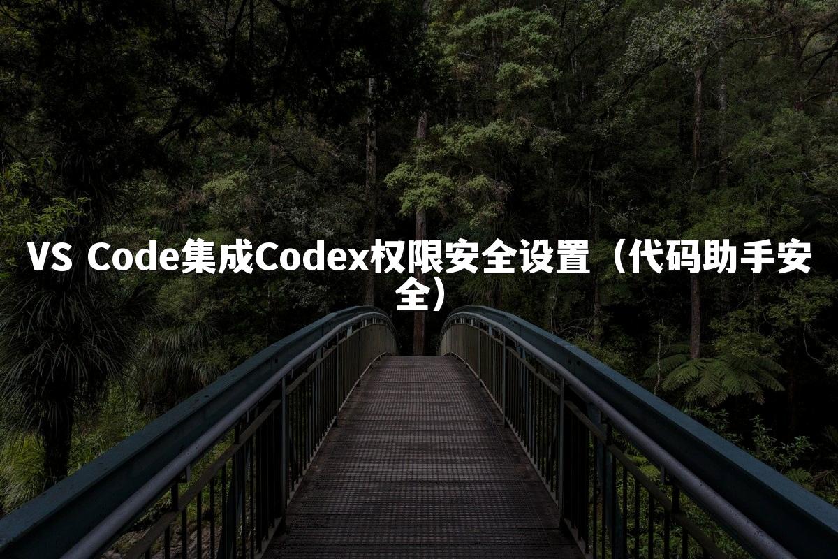 VS Code集成Codex权限安全设置(代码助手安全)