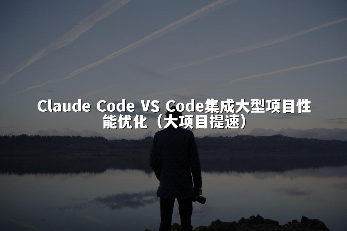 Claude Code VS Code集成大型项目性能优化（大项目提速）