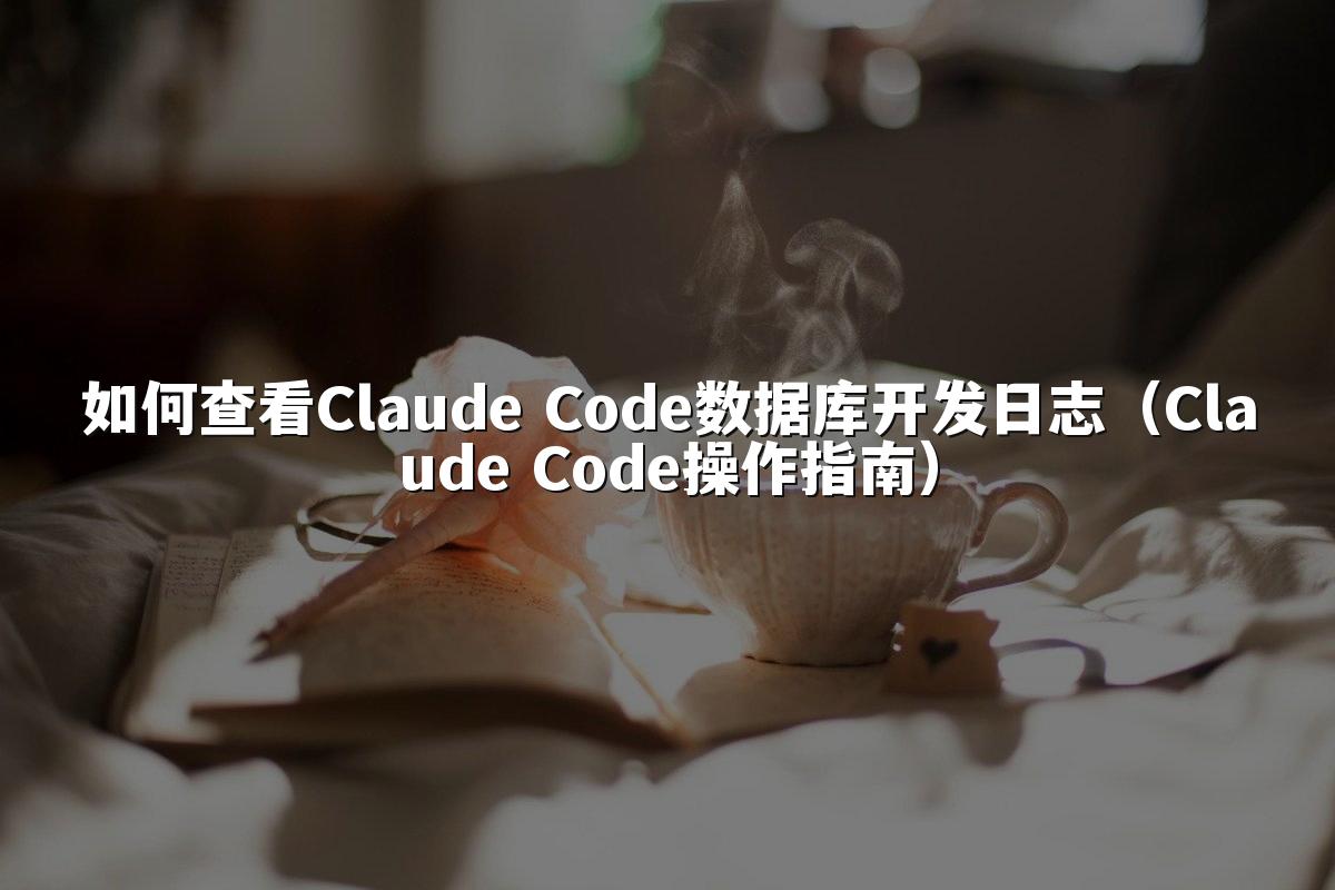 如何查看Claude Code数据库开发日志(Claude Code操作指南)
