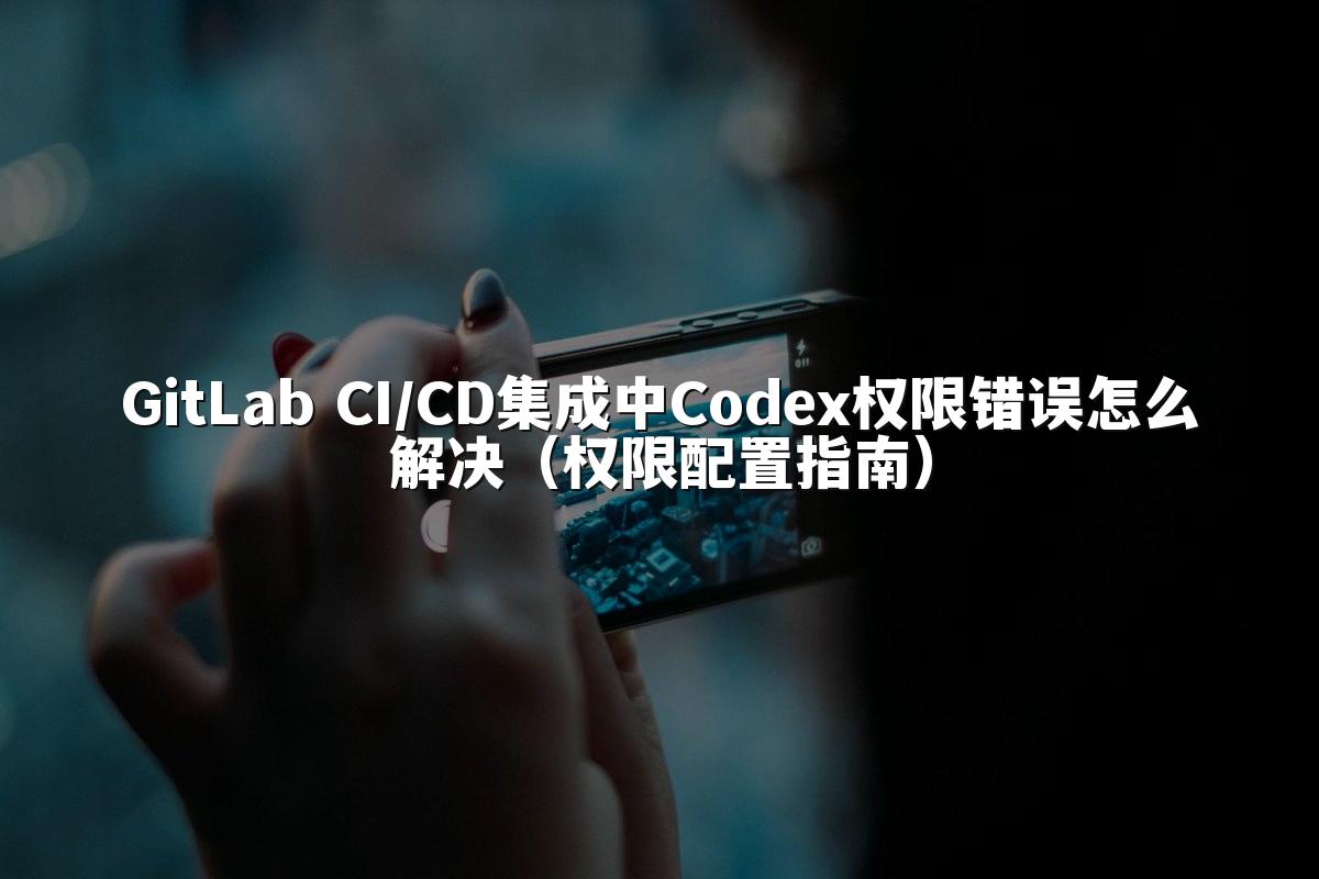 GitLab CI/CD集成中Codex权限错误怎么解决（权限配置指南）