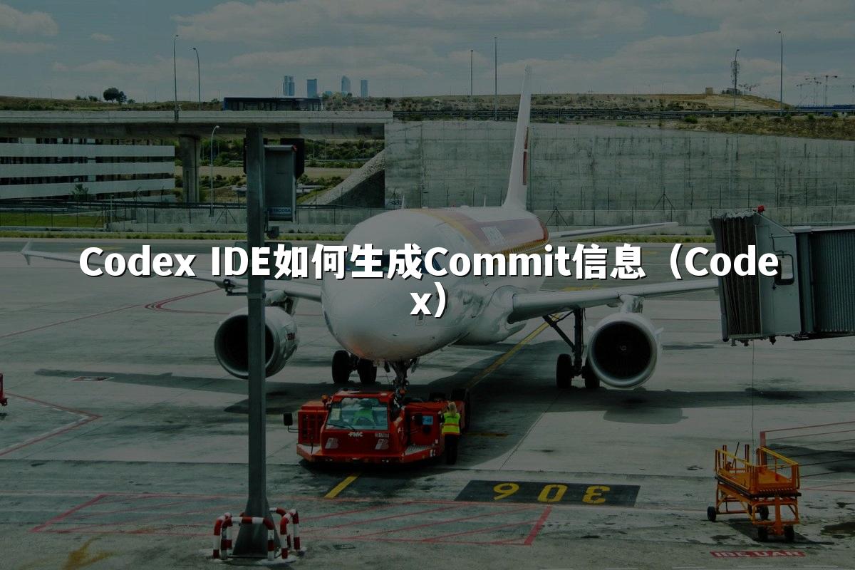 Codex IDE如何生成Commit信息（Codex）