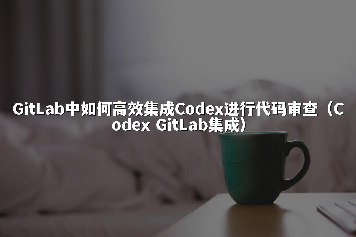 GitLab中如何高效集成Codex进行代码审查(Codex GitLab集成)