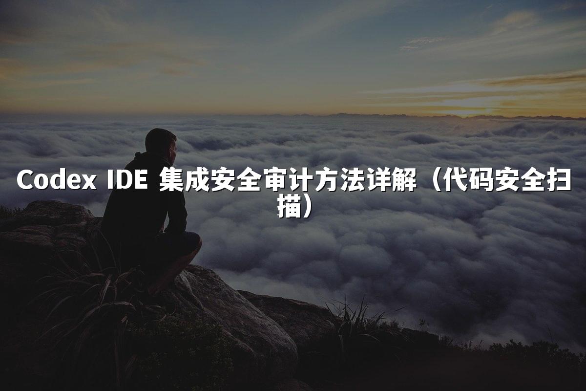 Codex IDE 集成安全审计方法详解（代码安全扫描）