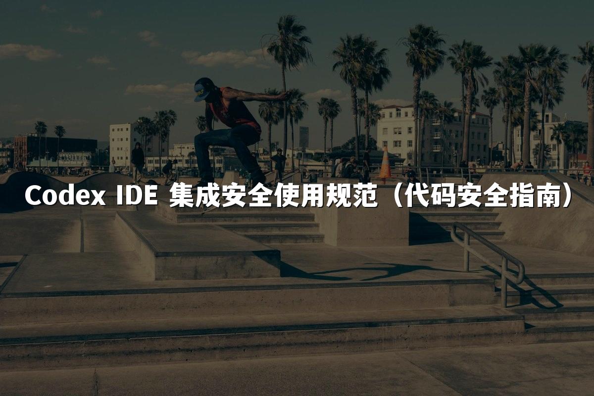 Codex IDE 集成安全使用规范(代码安全指南)