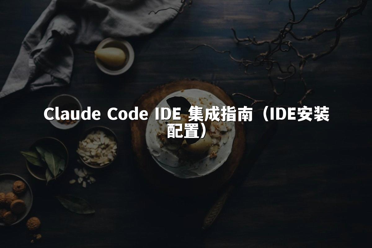 Claude Code IDE 集成指南(IDE安装配置)