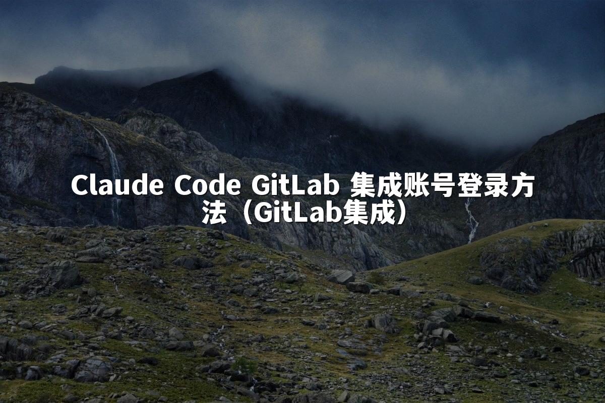 Claude Code GitLab 集成账号登录方法（GitLab集成）