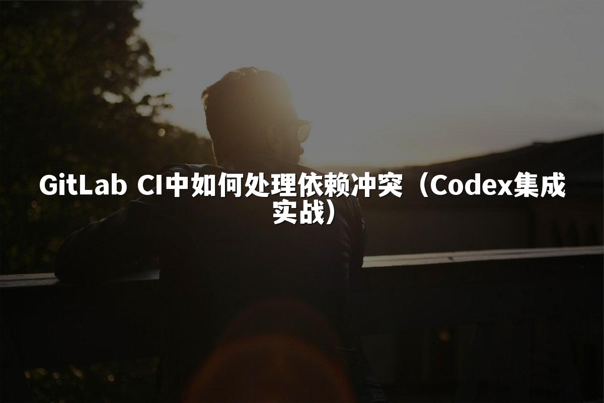GitLab CI中如何处理依赖冲突(Codex集成实战)