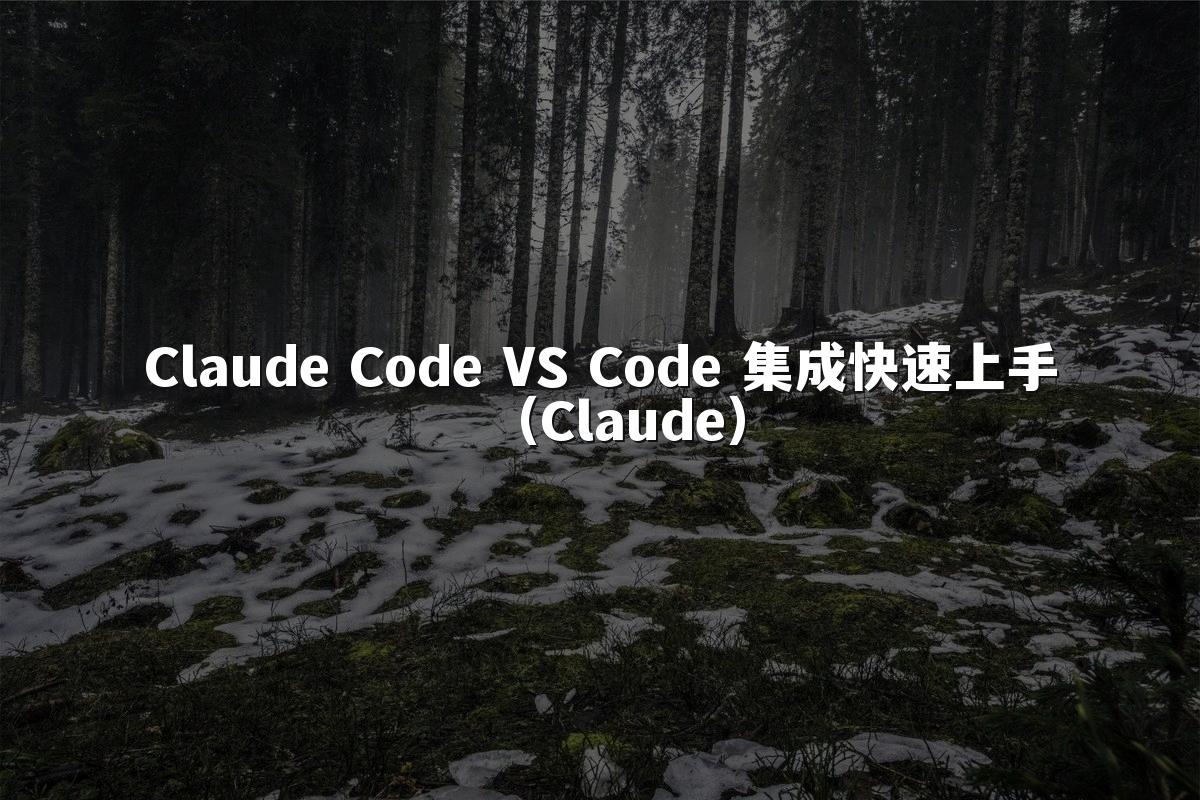 Claude Code VS Code 集成快速上手（Claude）