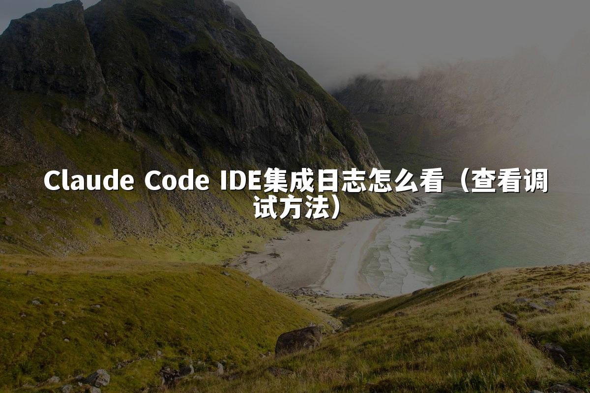 Claude Code IDE集成日志怎么看（查看调试方法）