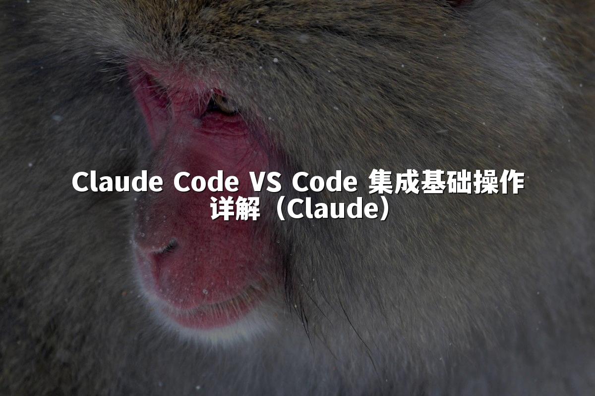 Claude Code VS Code 集成基础操作详解（Claude）