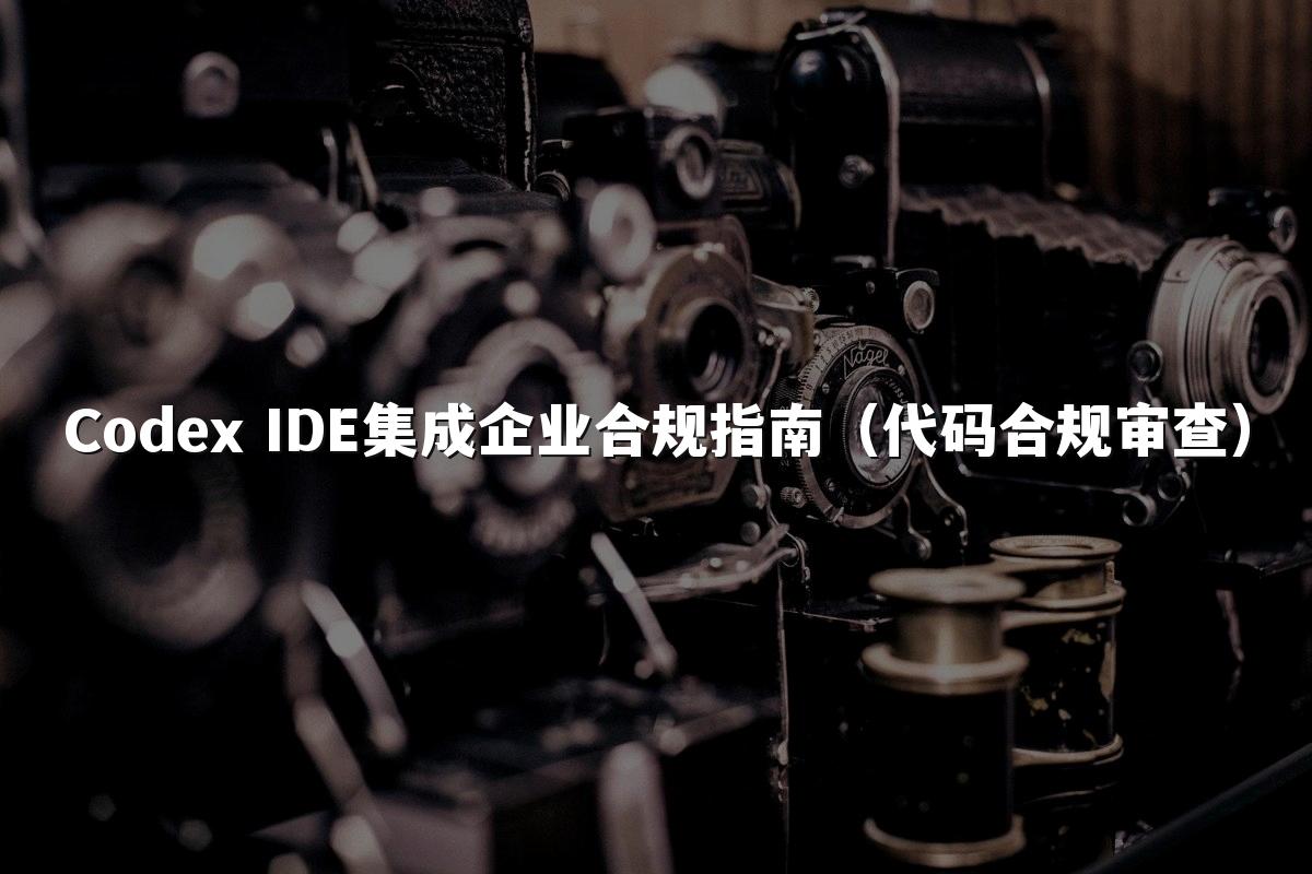 Codex IDE集成企业合规指南（代码合规审查）