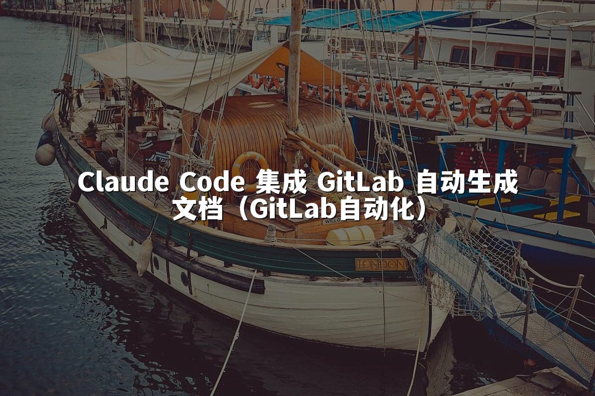 Claude Code 集成 GitLab 自动生成文档（GitLab自动化）
