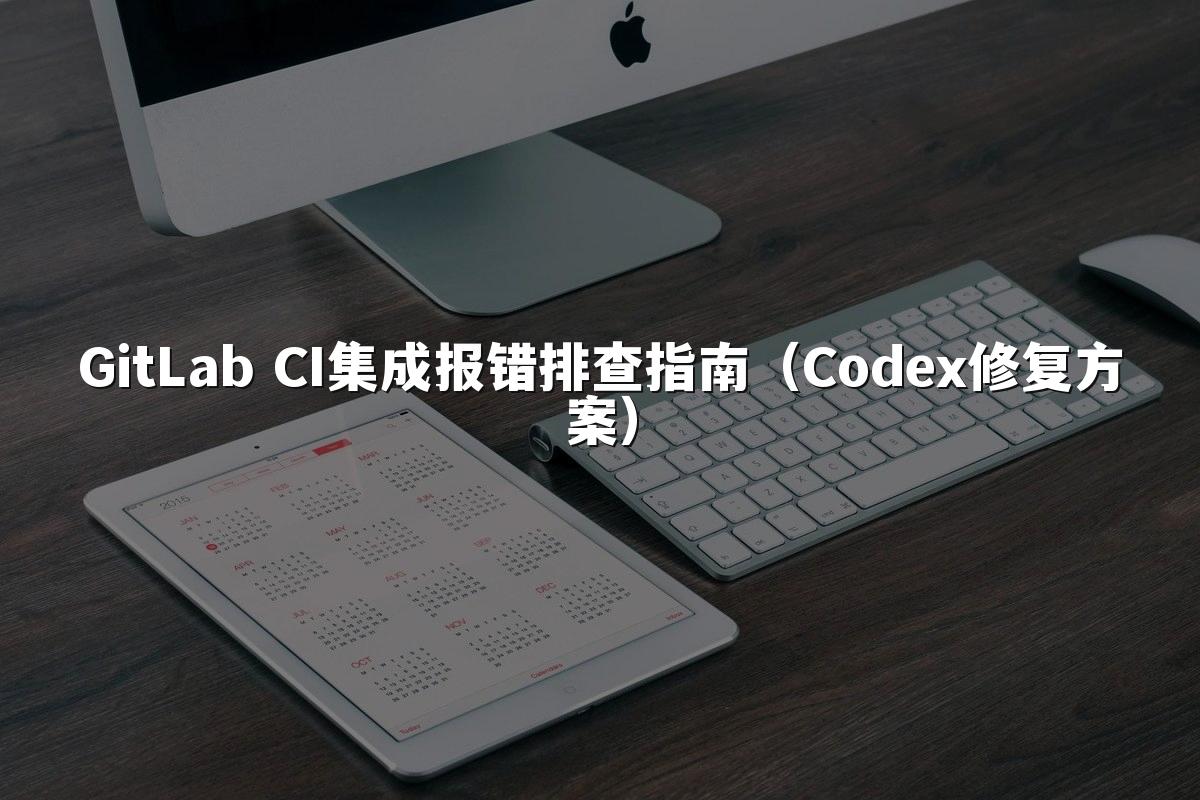 GitLab CI集成报错排查指南（Codex修复方案）