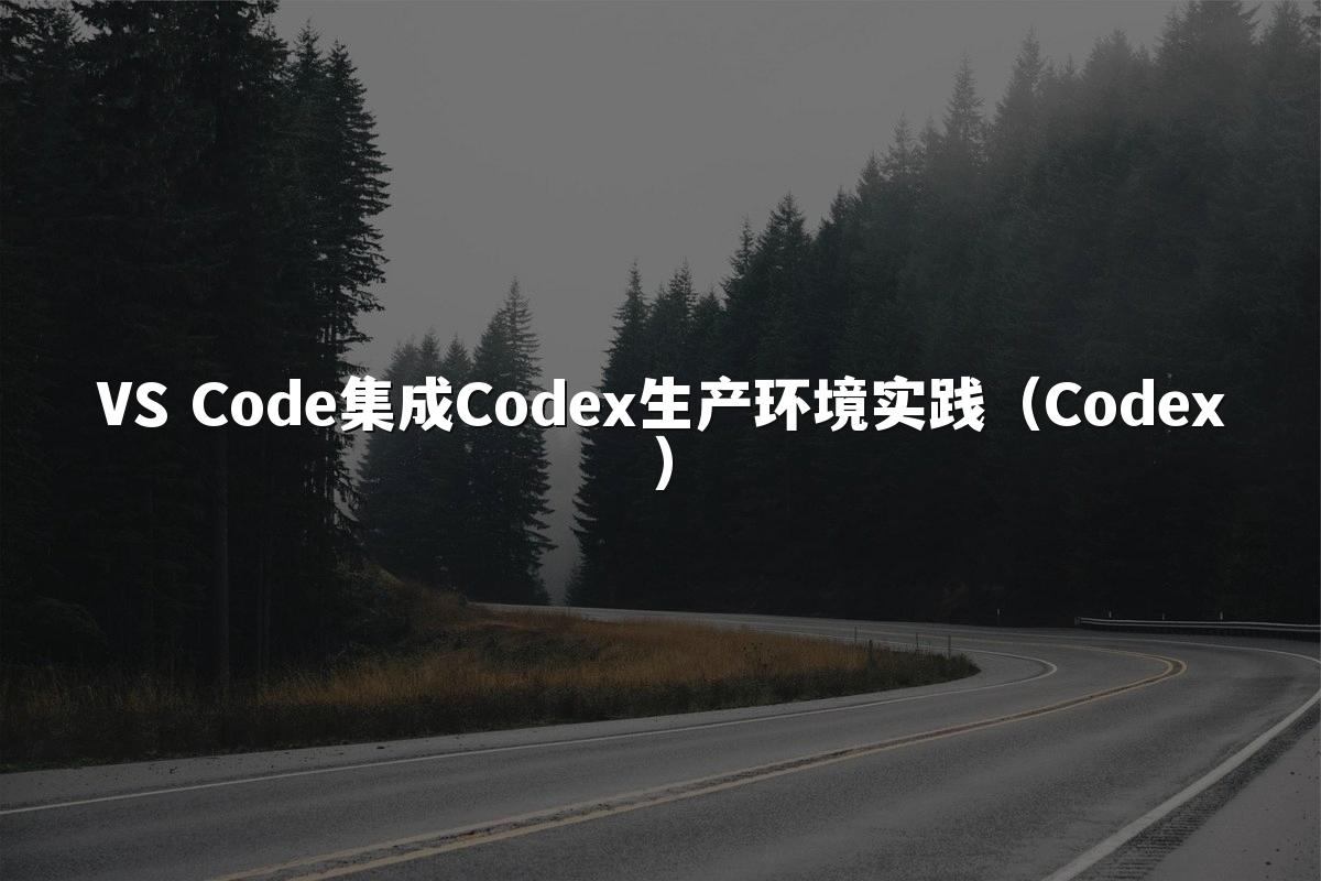 VS Code集成Codex生产环境实践（Codex）