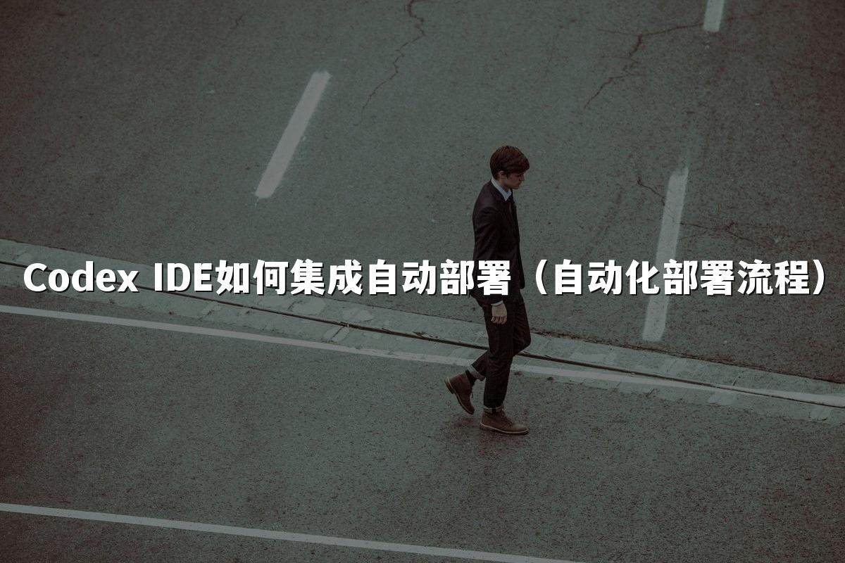 Codex IDE如何集成自动部署（自动化部署流程）