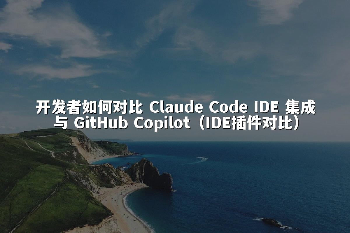 开发者如何对比 Claude Code IDE 集成与 GitHub Copilot（IDE插件对比）