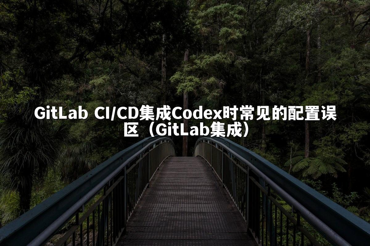 GitLab CI/CD集成Codex时常见的配置误区（GitLab集成）