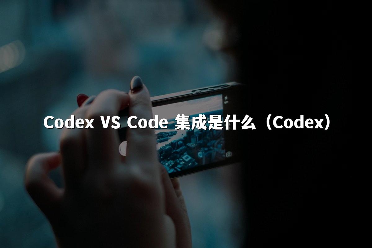 Codex VS Code 集成是什么(Codex)