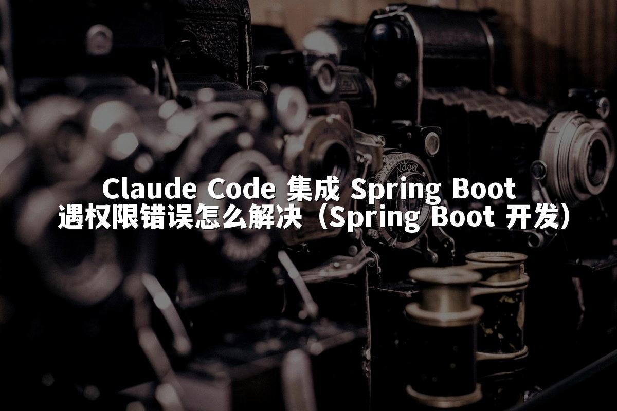 Claude Code 集成 Spring Boot 遇权限错误怎么解决（Spring Boot 开发）