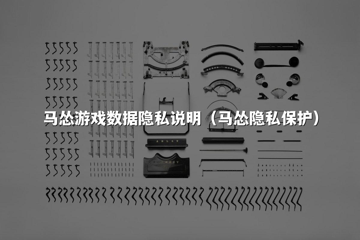 马怂游戏数据隐私说明(马怂隐私保护)