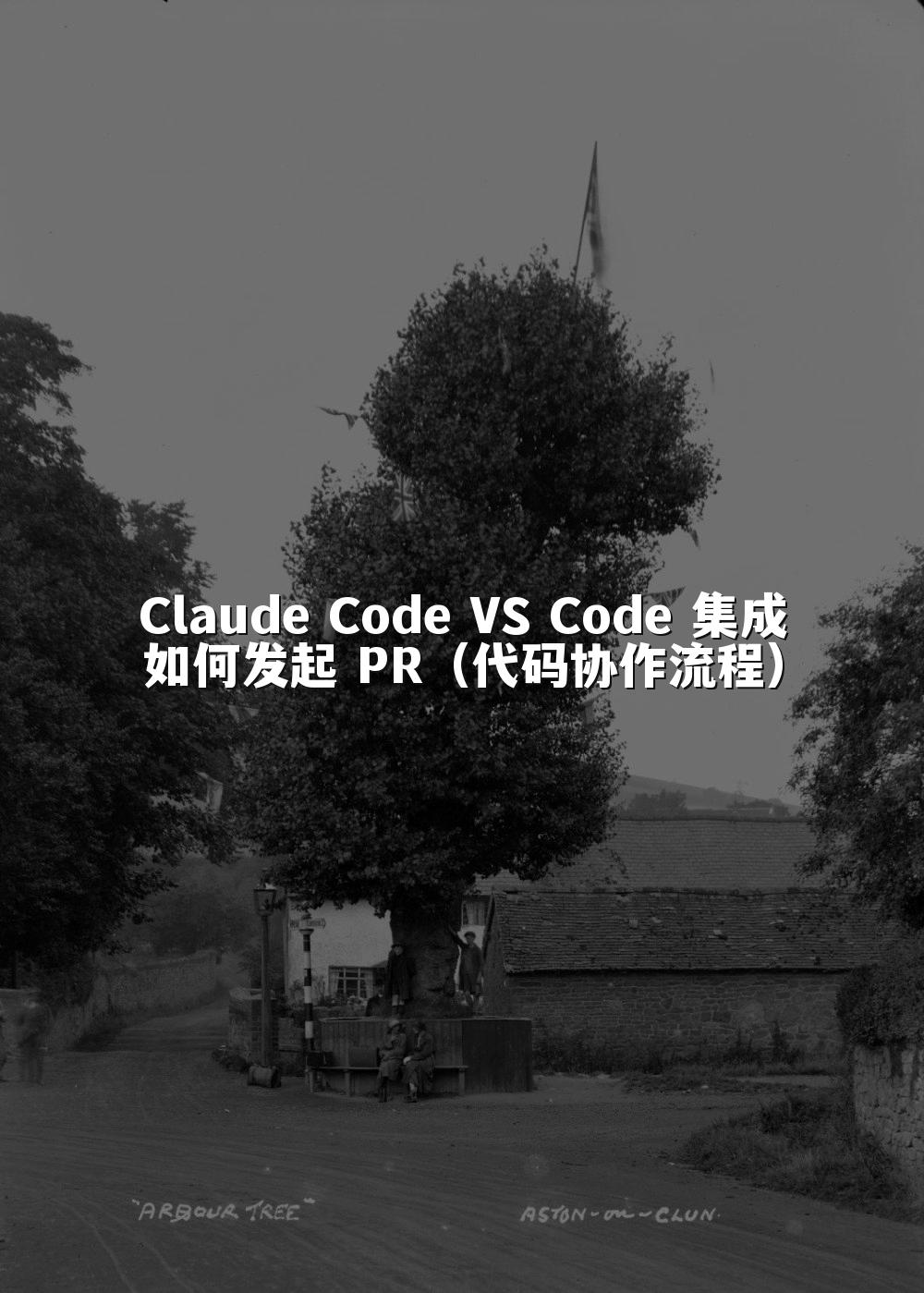 Claude Code VS Code 集成如何发起 PR（代码协作流程）