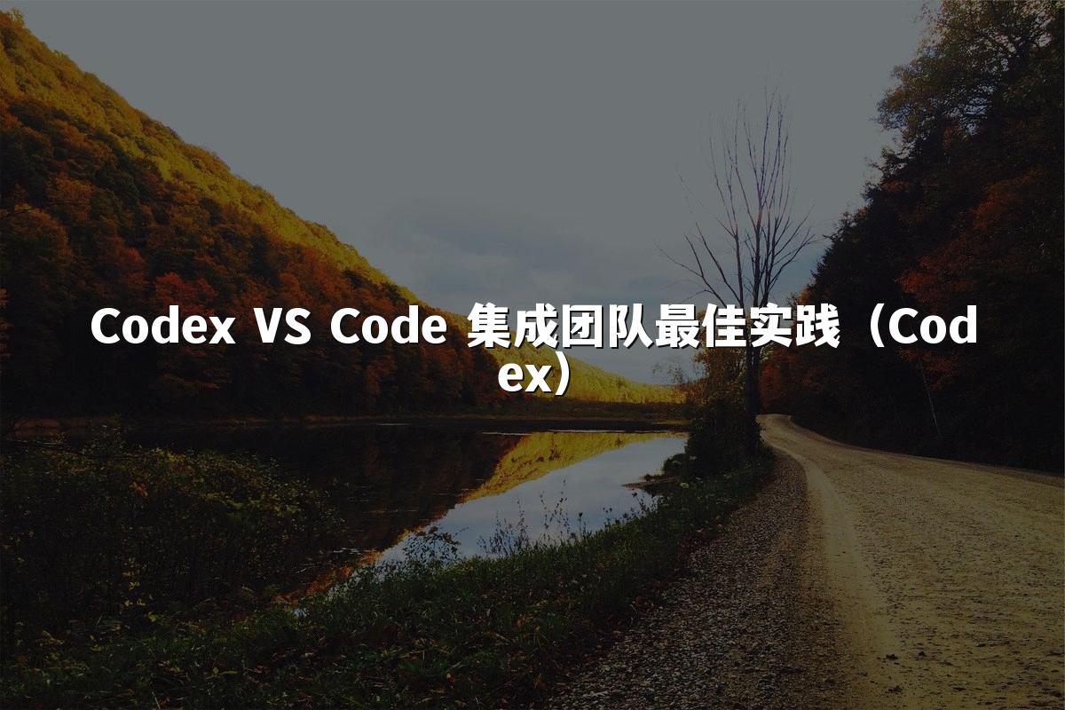 Codex VS Code 集成团队最佳实践(Codex)