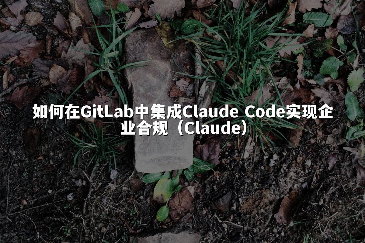 如何在GitLab中集成Claude Code实现企业合规（Claude）