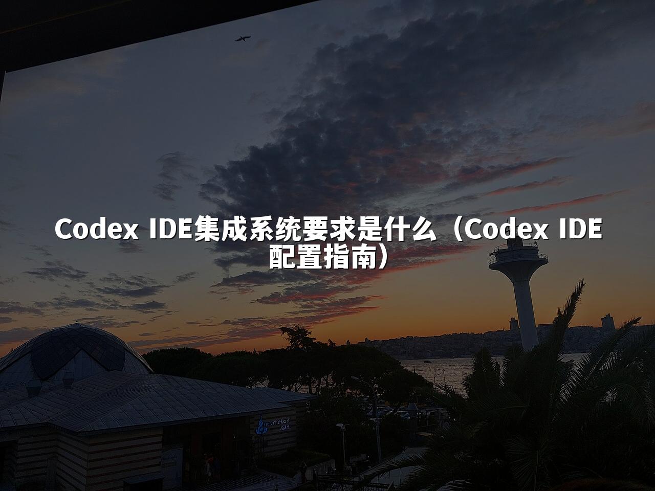 Codex IDE集成系统要求是什么（Codex IDE配置指南）