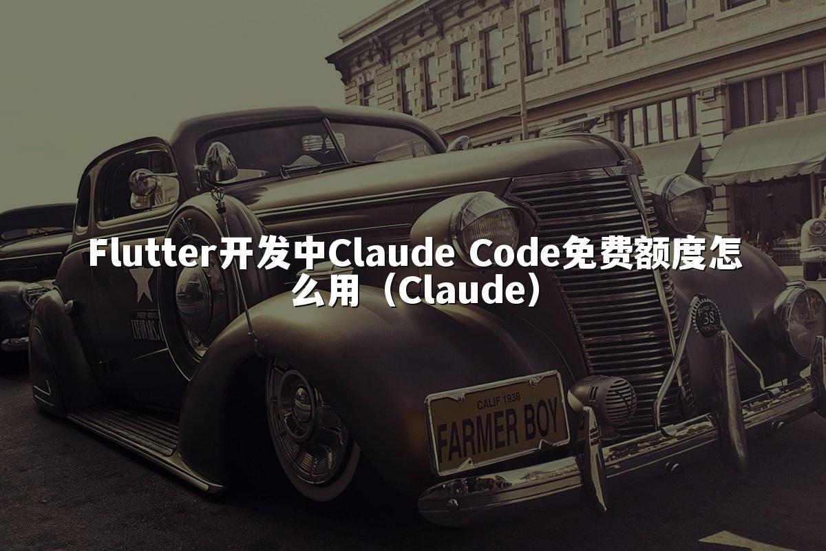 Flutter开发中Claude Code免费额度怎么用（Claude）