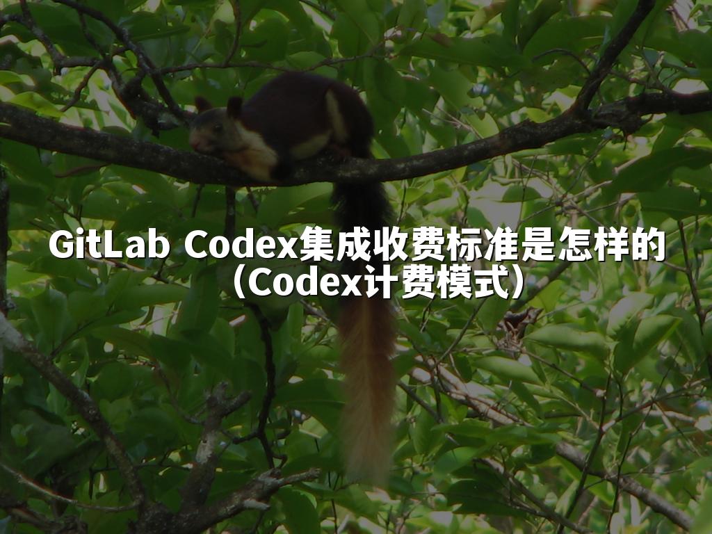 GitLab Codex集成收费标准是怎样的(Codex计费模式)