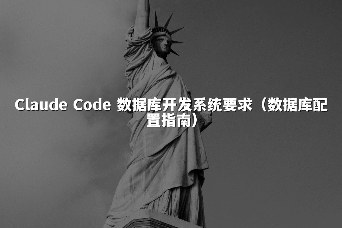 Claude Code 数据库开发系统要求(数据库配置指南)