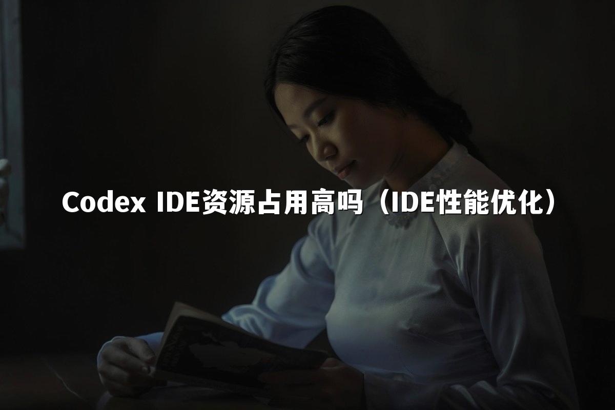 Codex IDE资源占用高吗(IDE性能优化)