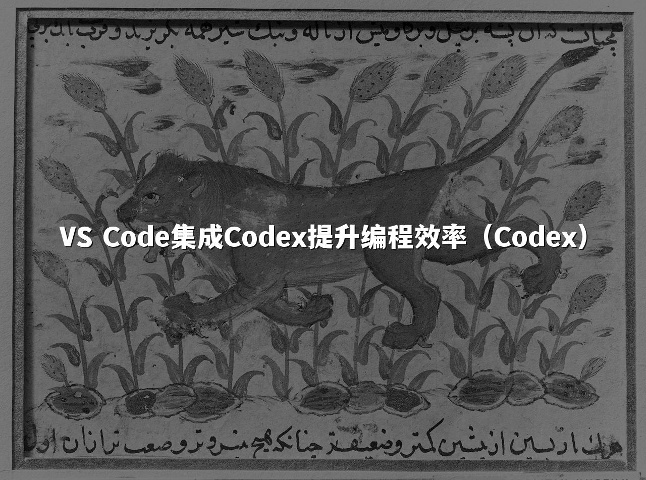 VS Code集成Codex提升编程效率（Codex）