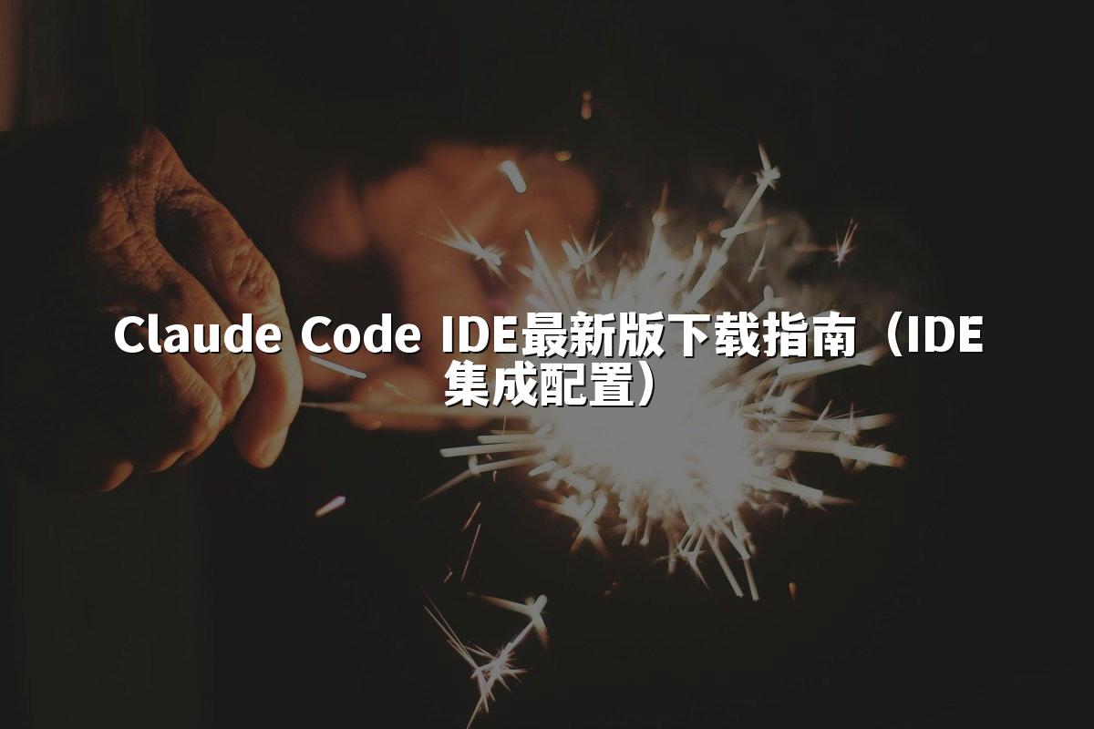 Claude Code IDE最新版下载指南（IDE集成配置）