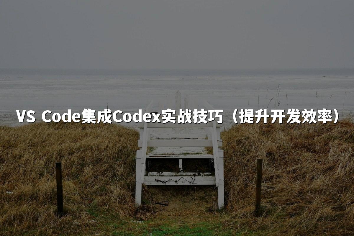 VS Code集成Codex实战技巧（提升开发效率）