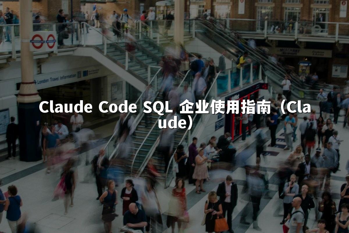 Claude Code SQL 企业使用指南（Claude）
