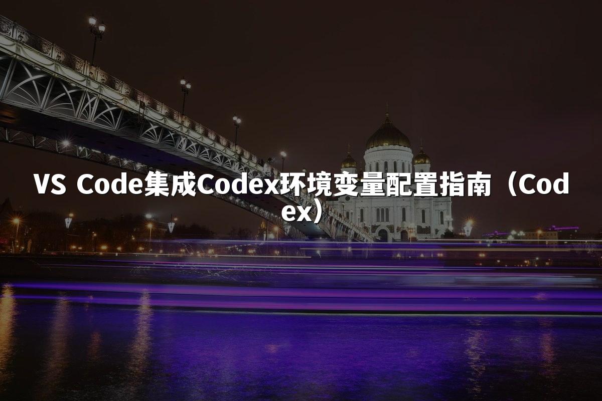 VS Code集成Codex环境变量配置指南（Codex）