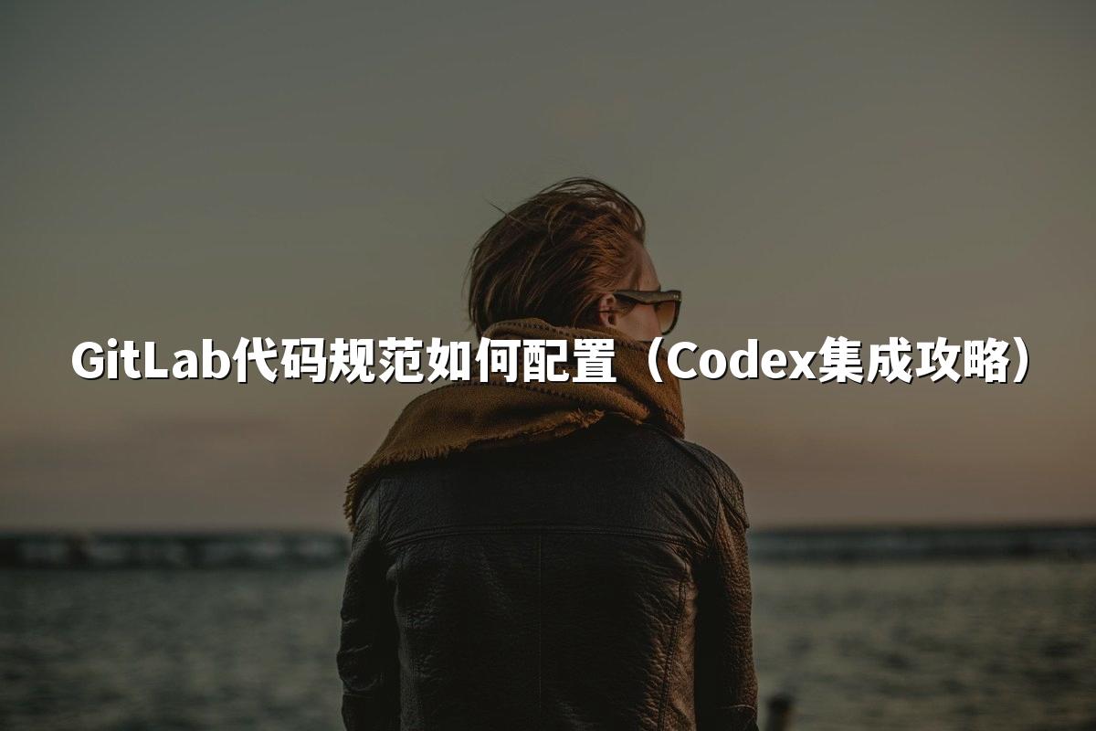 GitLab代码规范如何配置（Codex集成攻略）