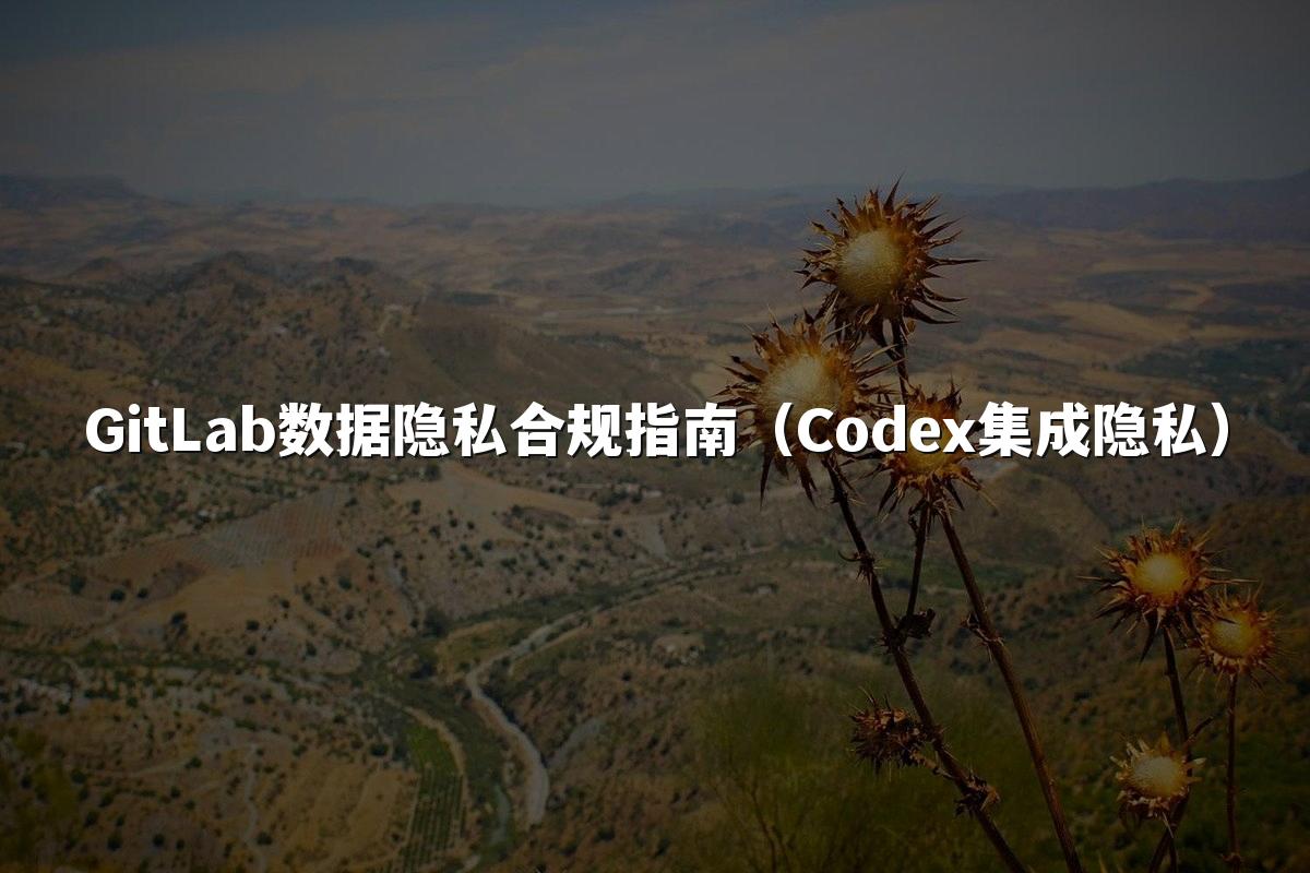 GitLab数据隐私合规指南（Codex集成隐私）