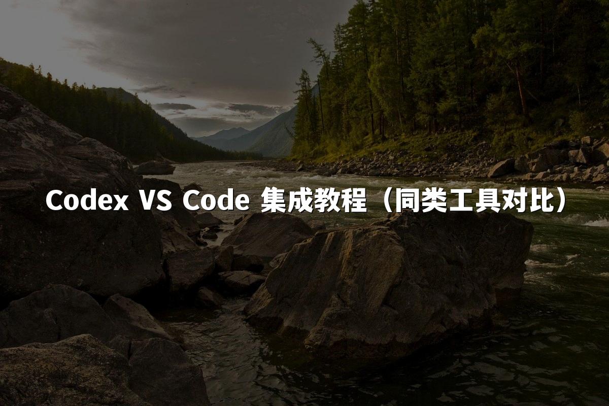 Codex VS Code 集成教程(同类工具对比)