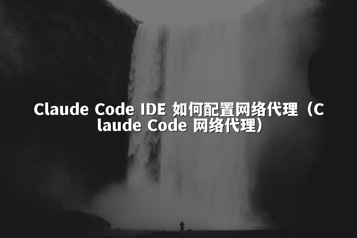 Claude Code IDE 如何配置网络代理（Claude Code 网络代理）