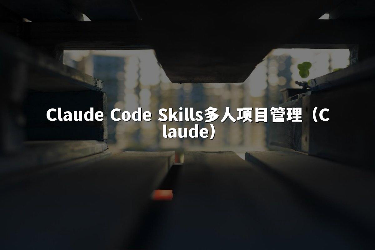 Claude Code Skills多人项目管理（Claude）