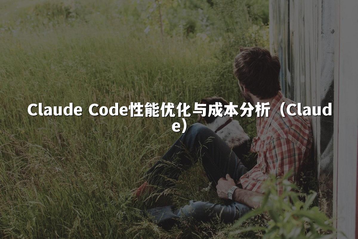 Claude Code性能优化与成本分析(Claude)