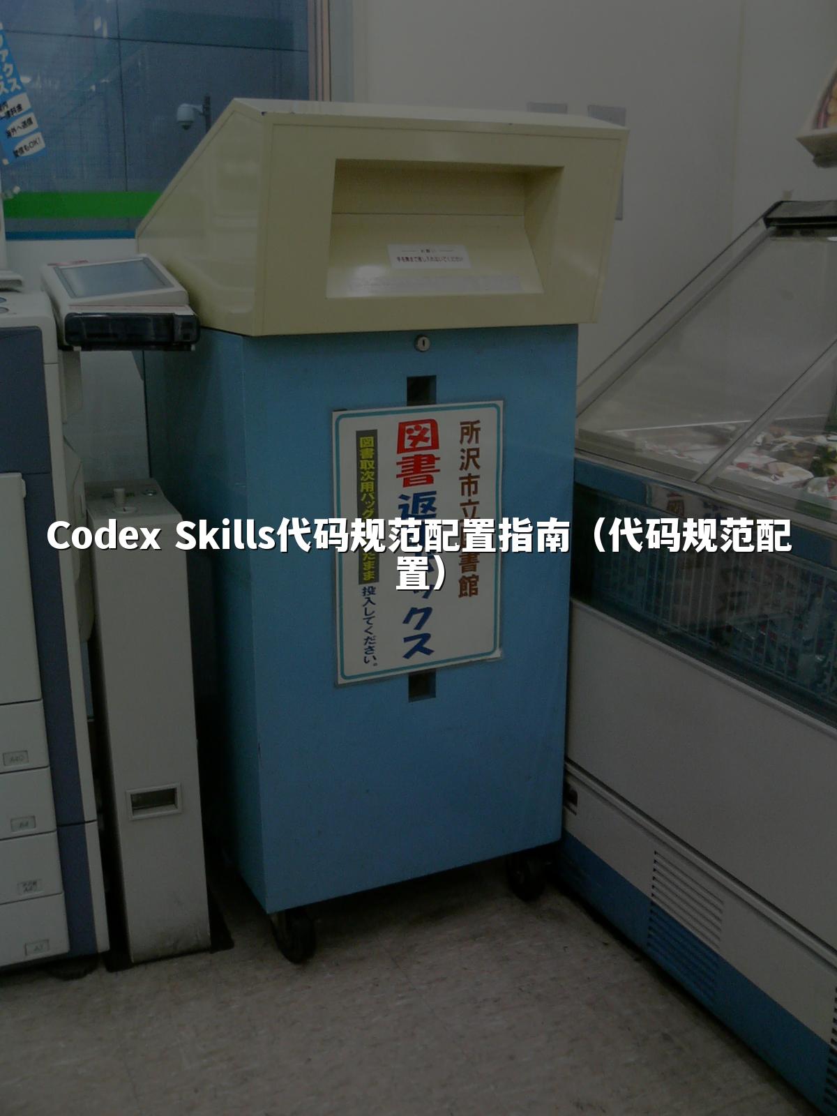 Codex Skills代码规范配置指南（代码规范配置）