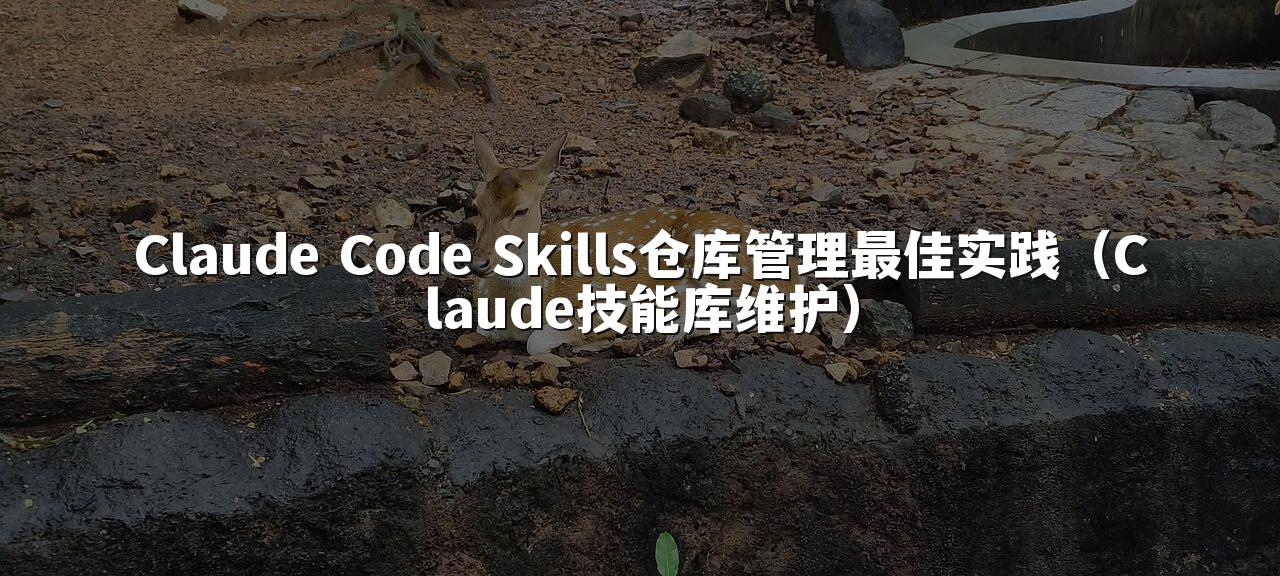 Claude Code Skills仓库管理最佳实践(Claude技能库维护)